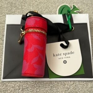 Kate Spade x Target Red - and Pink Lipstick Case w/ KS gift bag.   NWT